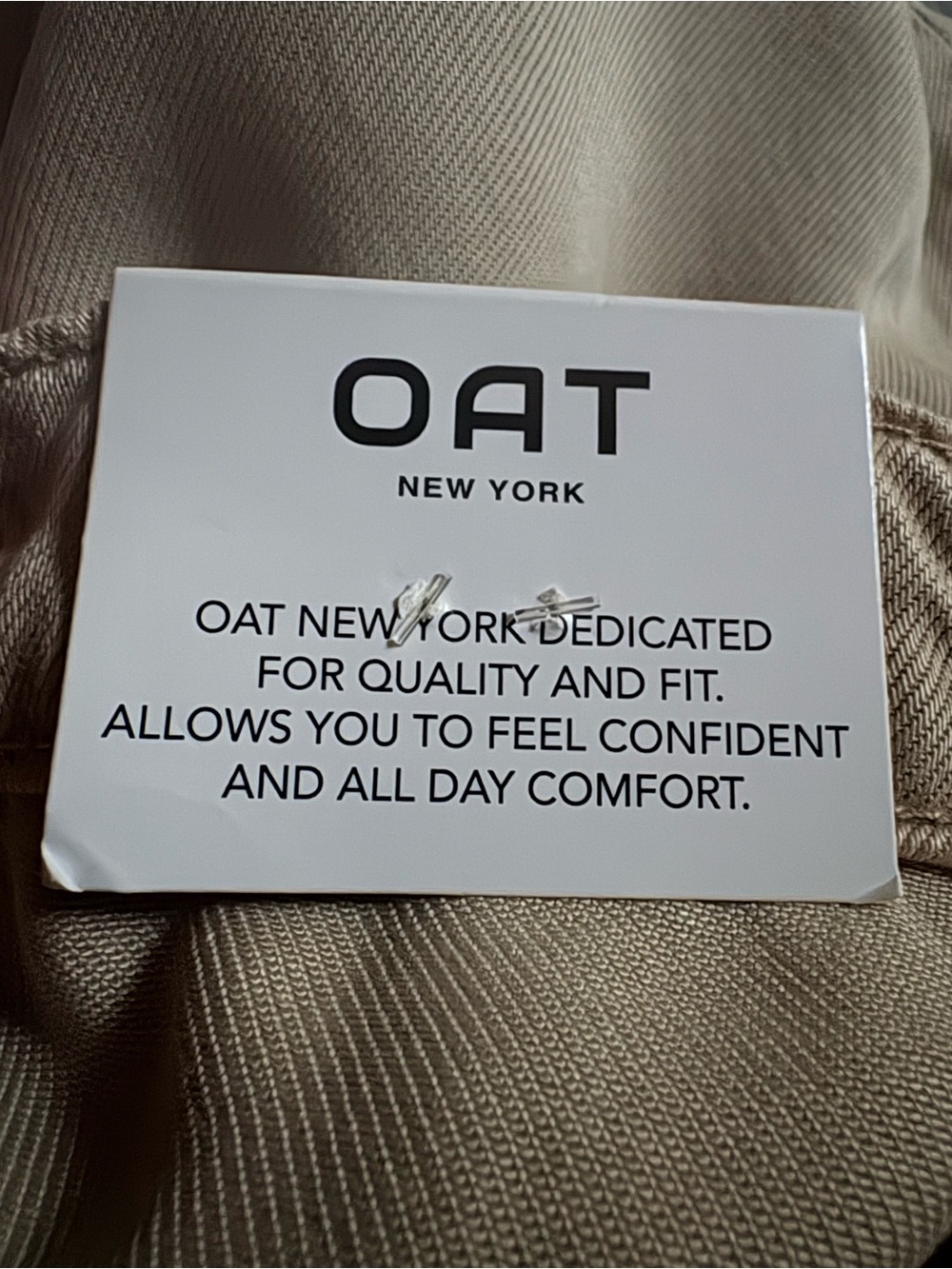 Oat New York Beige High Rise Mini Flare Wide-Leg Sustainable Jeans - Picture 9 of 9